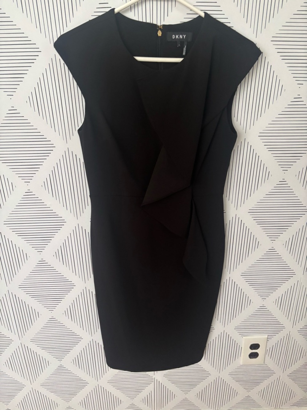 DKNY Black Sleeveless Dress
